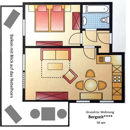 Wintertraum Im Allgau Alpine Und Deluxe Sonnenwinkel, 4 Sterne Klassifiziert, Wlan Gratis, Grosser Balkon Mit Bergsicht, Ruhig Und Doch Zentral Gelegen, Neu Renovierte Ferienwohnung Mit Separaten Schlafzimmer, Brotchenservice, Hunde Auf Anfrage, Park * Obermaiselstein